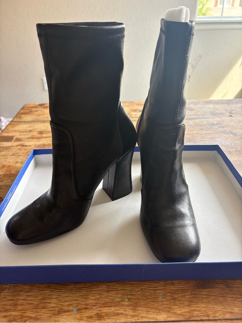 Stuart Weitzman Curveblock 100 Bootie